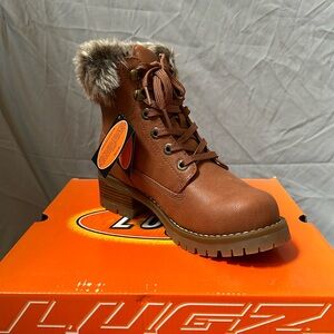 Lugz Flirt High Fur Combat Boots
